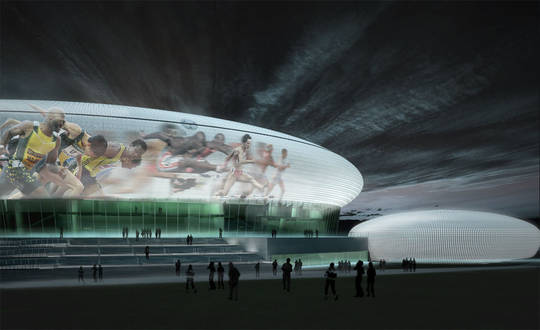 Hala Widowiskowo-Sportowa w Krakowie - 2011 - 2014, Proj. Perbo Projekt/Modern Construction System