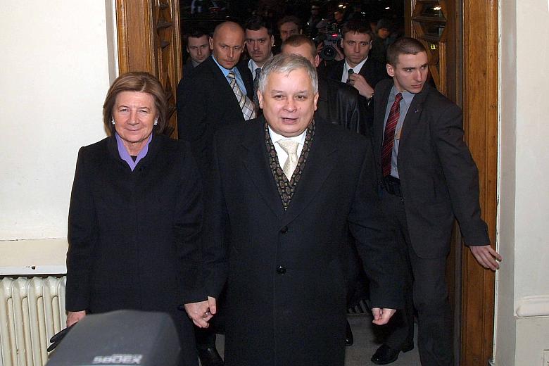 Na premierę przybył Prezydent Rzeczpospolitej Polskiej 
Lech Kaczyński z Małżonką.