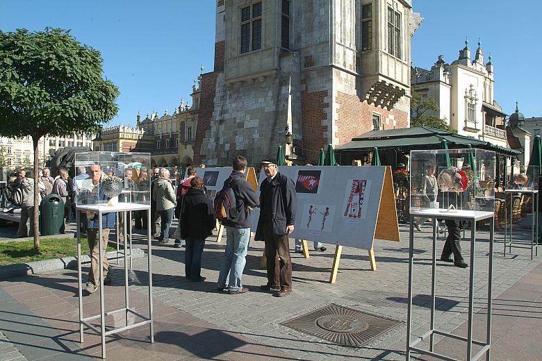 Wystawa była przez tydzień eksponowana w najbardziej prestiżowym miejscu w Krakowie, na Rynku Głównym.

