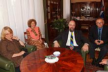 ...Paolo del Bianco, Prezydent Fundacji wraz z Małżonką, Giovanną del Bianko, Konsulem Honorowym Republiki Czeskiej w regionie T