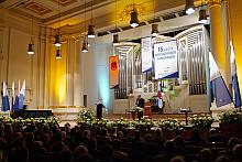 Uroczysta sesja Rady Stołecznego Królewskiego Miasta Krakowa odbyła się w krakowskiej Filharmonii.
