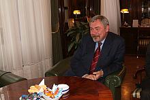 Podczas wizyty rozmawiano głównie o obustronnej współpracy austriackich miast z Krakowem...