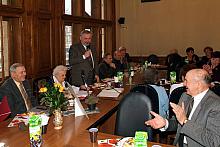 Prezydent Miasta Krakowa 
Jacek Majchrowski spotkał się 
z członkami Koła Nr 18 Polskiego Związku Emerytów, Rencistów 
i Inwa