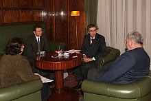 Ambasadorowi towarzyszył Aleksander Czesnowski,II Sekretarz Ambasady Republiki Białorusi.