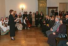 Uroczyste nadanie honorowego tytułu "Krakowianka Roku" odbyło się w Domu Polonii przy Rynku Głównym.