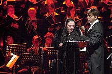 Elżbieta Towarnicka, sopranistka  oraz Piotr Pałka, dyrygent 
i założyciel chóru Voce Angeli.