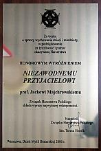 Honorowe wyróżnienie od ZHP dla Jacka Majchrowskiego, Prezydenta Miasta Krakowa. 
