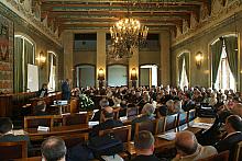 Sympozjum odbyło się w sali Obrad Rady Miasta Krakowa.
