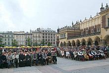 Uroczystość intornizacji króla kurkowego włączona została w latach 30. XX w. w obchody Święta Miasta. 