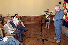Powitanie dostojnych gości przez  Jacka Majchrowskiego, Prezydenta Miast Krakowa.