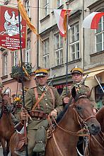 Krakowskie obchody XLI (26. po wojnie) Marszu Szlakiem I Kompanii Kadrowej
