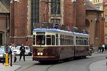 Inauguracyjna trasa tramwaju - kawiarni "retro"