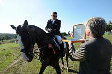 Nagrodę Przydenta Miasta Krakowa zdobył Grzegorz Kubiak na koniu OMEN.