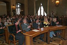 W sali Obrad Rady Miasta Krakowa im. Stanisława Wyspiańskiego zgromadzili się liczni przedstawiciele krakowskich środowisk sport