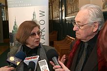 Podczas spotkania zabrali także głos Krystyna Zachwatowicz i Andrzej Wajda, którzy zasiądą w radzie programowej nowohuckiego odd