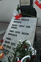 Pod Krzyżem Katyńskim, trwałym dowodem pamięci o zbrodni sprzed 68. lat...