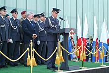 Po powitaniu przybyłych gości zabrał głos pułkownik dypl. pil. Arkadiusz Poluszyński, dowódca 32. ODiN.
