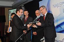 W kategorii "Czarterowych linii lotniczych" nagrody wręczył Michał Marzec, Naczelny Dyrektor PPL.