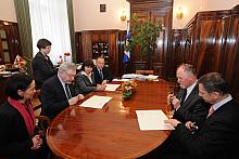 W gabinecie Prezydenta Miasta Krakowa podpisano porozumienie o współpracy w roku 2009 pomiędzy Miastem a Elektrociepłownią Krakó