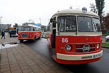 Konferencji towarzyszyła wystawa autobusów miejskich, tych sprzed lat...