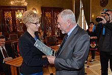 Uroczystość wręczenia nagród dla kadry kierowniczej krakowskich szkół