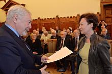 Wręczenie podziękowań członkom Krakowskiej Rady Seniorów I kadencji oraz wręczenie nominacji przedstawicielom Krakowskiej Rady Seniorów II kadencji
