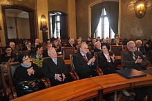 Goście przybyli do Sobiesława Zasady z wielu krajów świata. Listy gratulacyjne nadesłali byli Prezydenci RP: Lech Wałęsa i Aleks