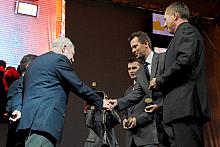 Prezydent Krakowa Jacek Majchrowski podczas gali wieńczącej tegoroczny plebiscyt uhonorował 102 trenerów oraz 299 zawodników rep
