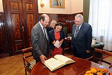 Ambasador Włoch Riccardo Guariglia z wizą u Prezydenta Miasta Krakowa