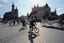 Przejażdżka rowerowa po Krakowie z okazji Europejskiego Dnia bez Samochodu