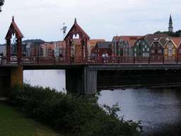 Trondheim - most staromiejski z 1681 r.