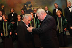 Honoris Gratia dla Helmuta Klotza dyrektora Chóru Synagogalnego w Lipsku