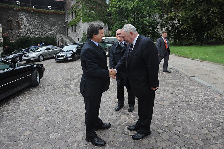 Kraków odwiedził José Manuel Barroso, Przewodniczący Komisji Europejskiej.