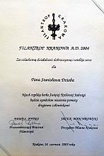 Dyplom dla Stanisława Dzioba, Przewodniczącego Rady i Zarządu Dzielnicy XII.