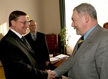 Prezydent Miasta Krakowa Jacek Majchrowski spotkał się z Prezydentem Moskiewskiej Izby Przemysłowo-Handlowej Leonidem Govorovem.