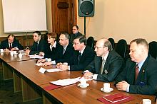 Delegacja Moskiewskiej Izby Przemysłowo-Handlowej.