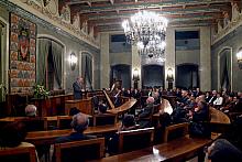Część oficjalna uroczystości odbyła się w sali Obrad Rady Miasta Krakowa.