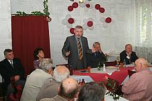 Jacek Majchrowski, Prezydent Miasta Krakowa, wziął udział w spotkaniu członków Koła nr 22 z okazji 25-lecia Związku Byłych Żołni
