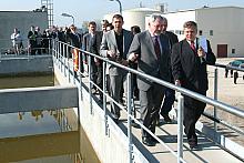 Zwiedzanie inwestycji z udziałem Jacka Majchrowskiego, Prezydenta Miasta Krakowa, Ryszarda Langera, Prezesa Zarządu Miejskiego P