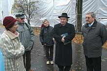 Na zdjęciu (od prawej na pierwszym planie) odpowiedzialni za realizację zadania: Henryk Bątkiewicz, Zastępca Prezydenta Miasta K