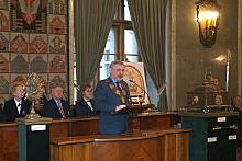 Jacek Majchrowski, Prezydent Miasta Krakowa, powitał uczestników Święta.