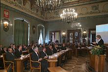 Posiedzenie - zwołane do Sali Obrad w  krakowskim Magistracie - było poświęcone między innymi przygotowywanej ustawie metropolit