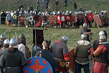 Muzyka muzyką, ale głównym zajęciem średniowiecznych wojów była walka. Dlatego też nie mogło się obejśc bez bitwy.