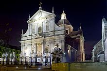 Pochodzący z poczatku wieku XVII kościół pod wezwaniem św. św. Piotra i Pawła, to pierwsza barokowa światynia Krakowa. 
Jest dz