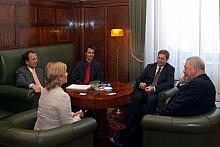 W spotkaniu Ambasadora z Prezydentem Krakowa Jackiem Majchrowskim wzięli również udział: Szef Biura Szwajcarsko-Polskiego Progra