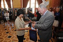 Zwycięzcom konkursu nagrody wręczał Prezydent Miasta Krakowa.