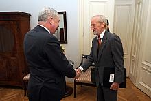 David Preston, Ambasador Kanady w Warszawie złożył pożegnalną wizytę Prezydentowi Krakowa.
