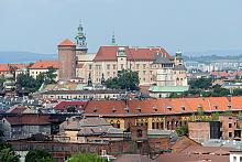 Wawel, a także zazwyczaj niezauważana, zanikająca dziś postindustrialna zabudowa z przełomu XIX i XX wieku.