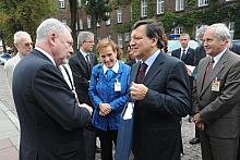 Prezydent Miasta Krakowa Jacek Majchrowski powitał dostojnego Gościa na Wawelu.