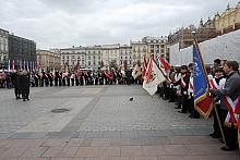 ...podczas obchodów 91. rocznicy wyzwolenia Krakowa spod władzy zaborczej.